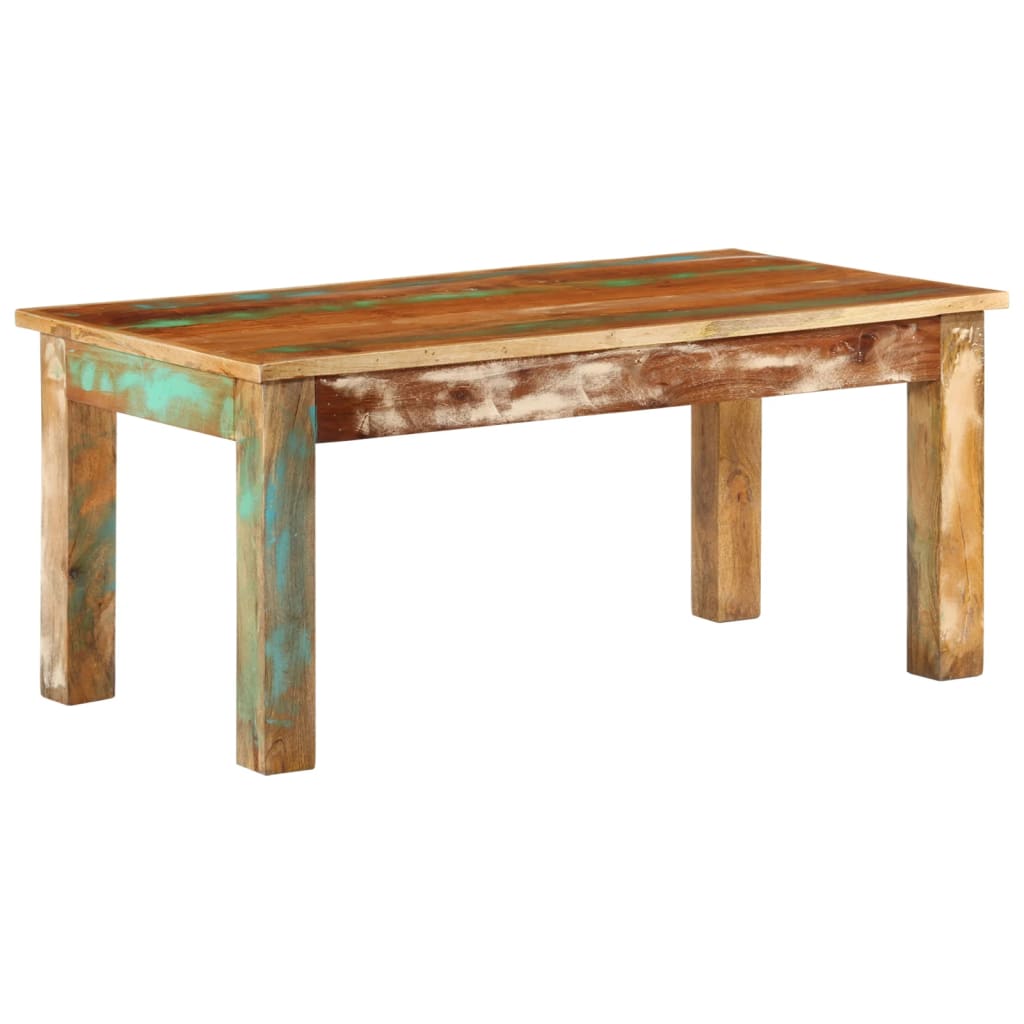 Table basse 100x55x45 cm bois de récupération massif Tables basses vidaXL   