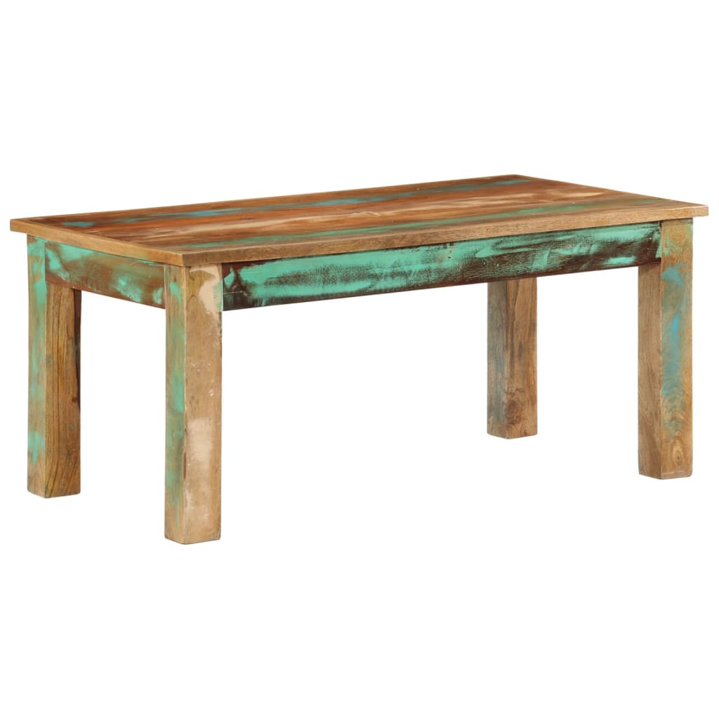 Table basse 100x55x45 cm bois de récupération massif Tables basses vidaXL   