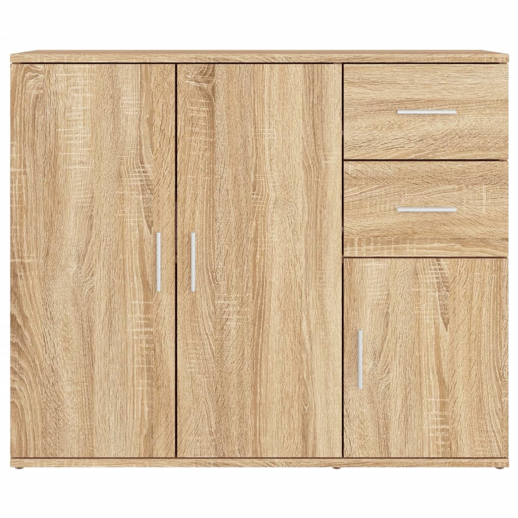 Buffet Chêne sonoma 91x29,5x75 cm Bois d'ingénierie - Xios Store SNC