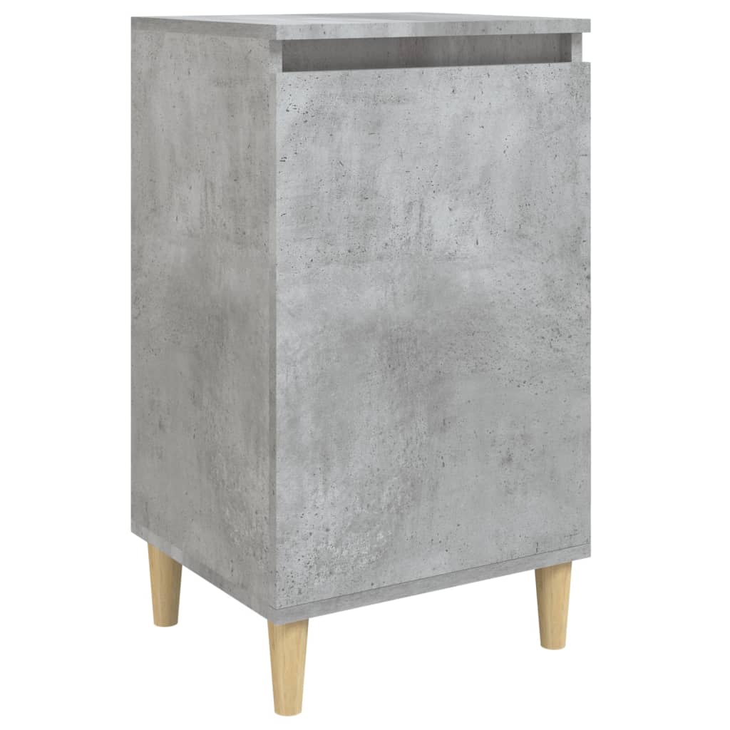 Table de chevet gris béton 40x35x70 cm bois d'ingénierie Tables de chevet vidaXL   