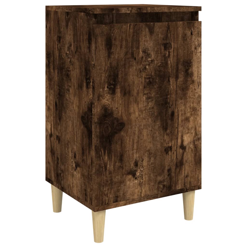 Table de chevet chêne fumé 40x35x70 cm bois d'ingénierie Tables de chevet vidaXL   