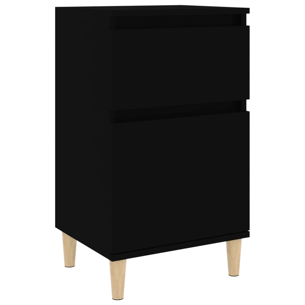 Table de chevet noir 40x35x70 cm Tables de chevet vidaXL   