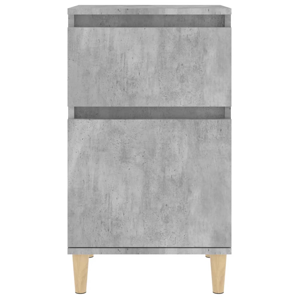 Tables de chevet 2 pcs gris béton 40x35x70 cm Tables de chevet vidaXL   