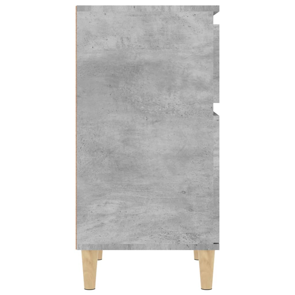 Tables de chevet 2 pcs gris béton 40x35x70 cm Tables de chevet vidaXL   