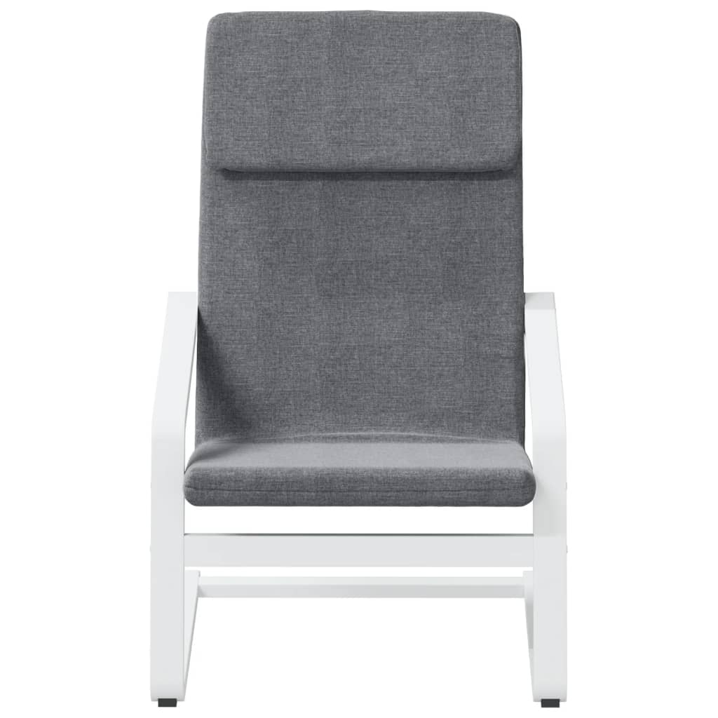 Chaise de relaxation Gris foncé Tissu Fauteuils vidaXL   