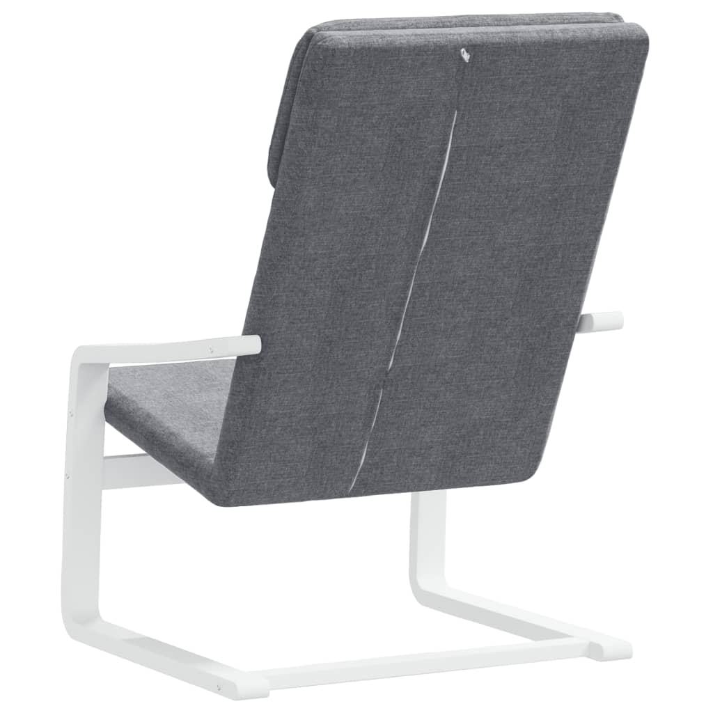 Chaise de relaxation Gris foncé Tissu Fauteuils vidaXL   