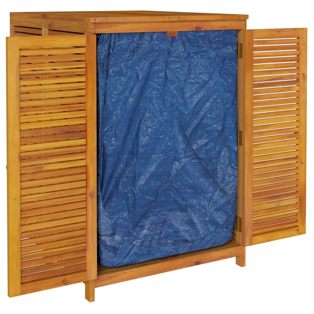 Boîte de rangement de jardin 280x87x104 cm bois massif d'acacia Coffres de jardin vidaXL   