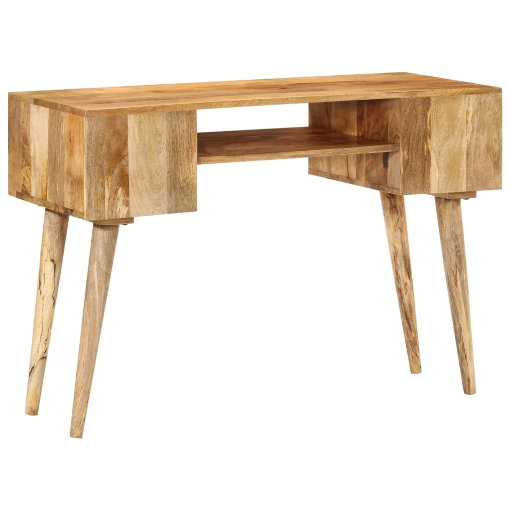 Bureau avec tiroirs 110x47x76 cm bois de manguier solide Bureaux vidaXL   