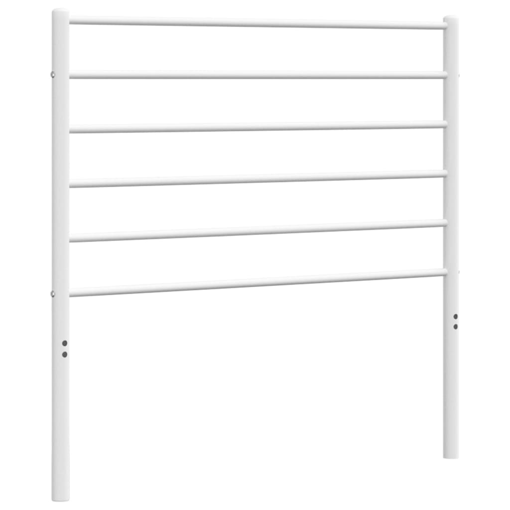 Tête de lit métal blanc 75 cm Têtes et pieds de lit vidaXL   