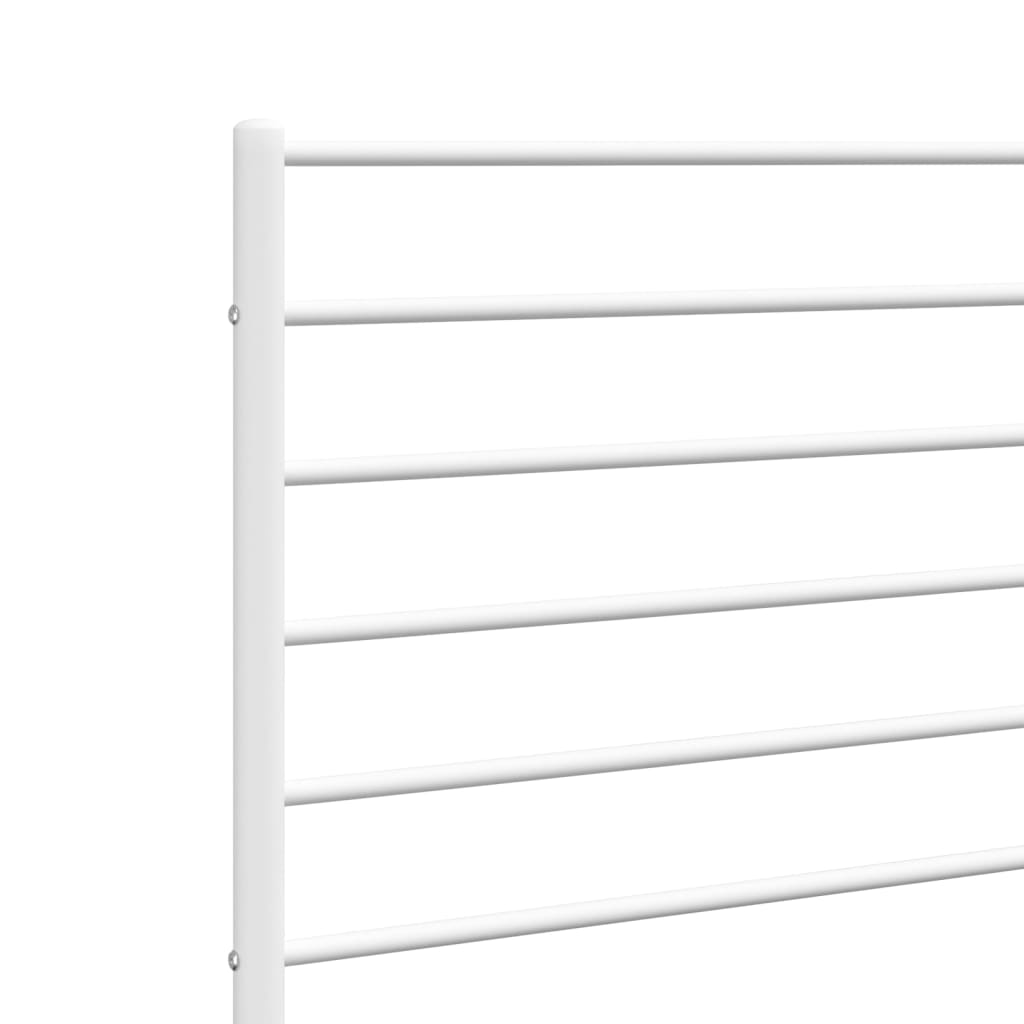 Tête de lit métal blanc 75 cm Têtes et pieds de lit vidaXL   