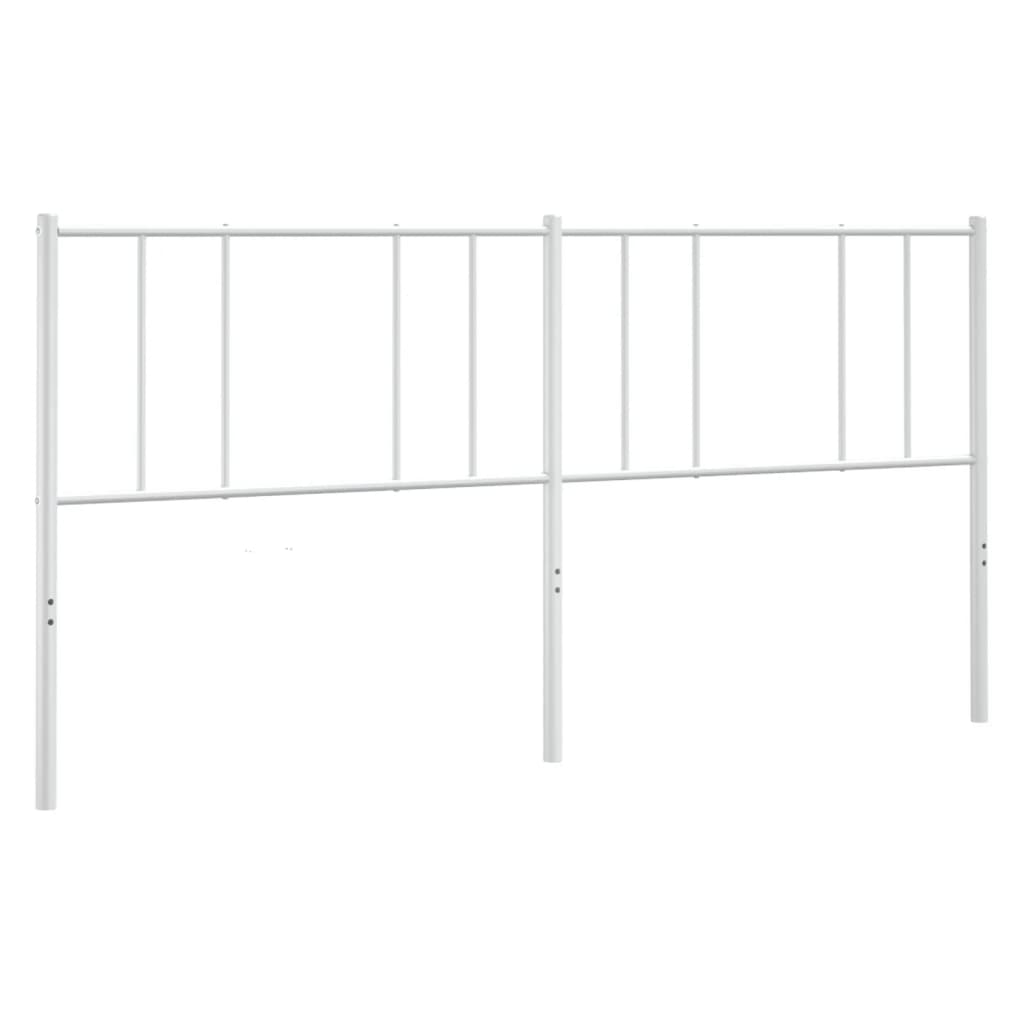 Tête de lit métal blanc 193 cm Têtes et pieds de lit vidaXL   