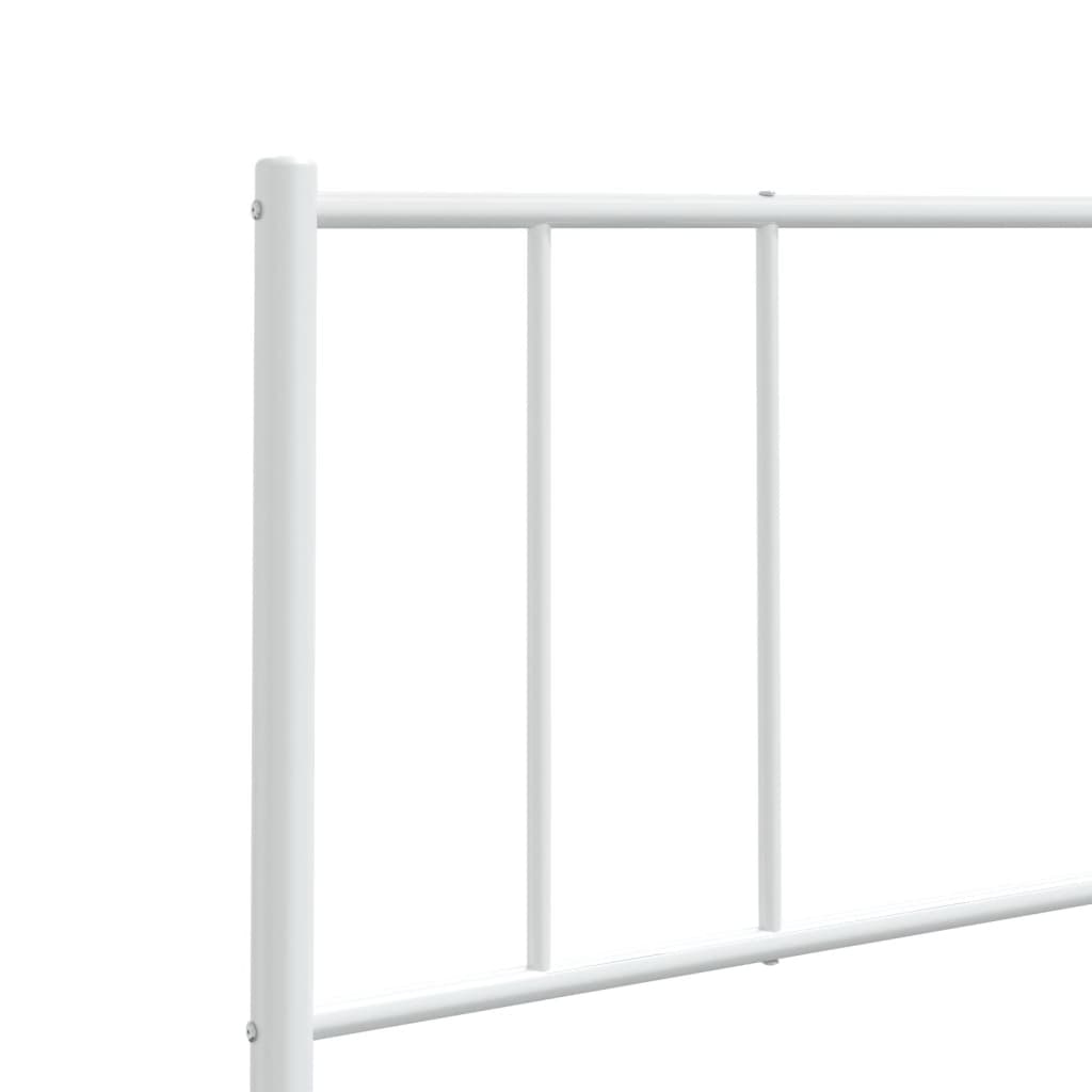 Tête de lit métal blanc 193 cm Têtes et pieds de lit vidaXL   