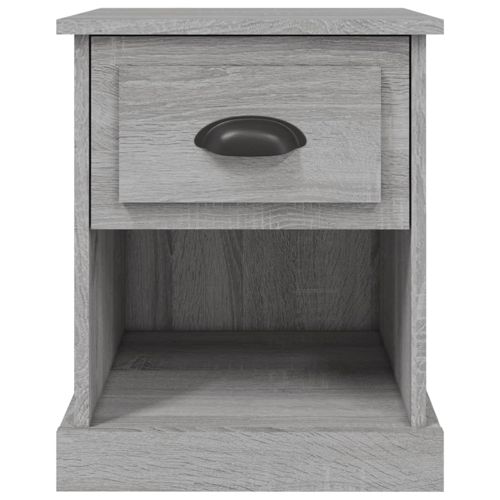 Table de chevet sonoma gris 39x39x47,5 cm bois d'ingénierie Tables de chevet vidaXL   