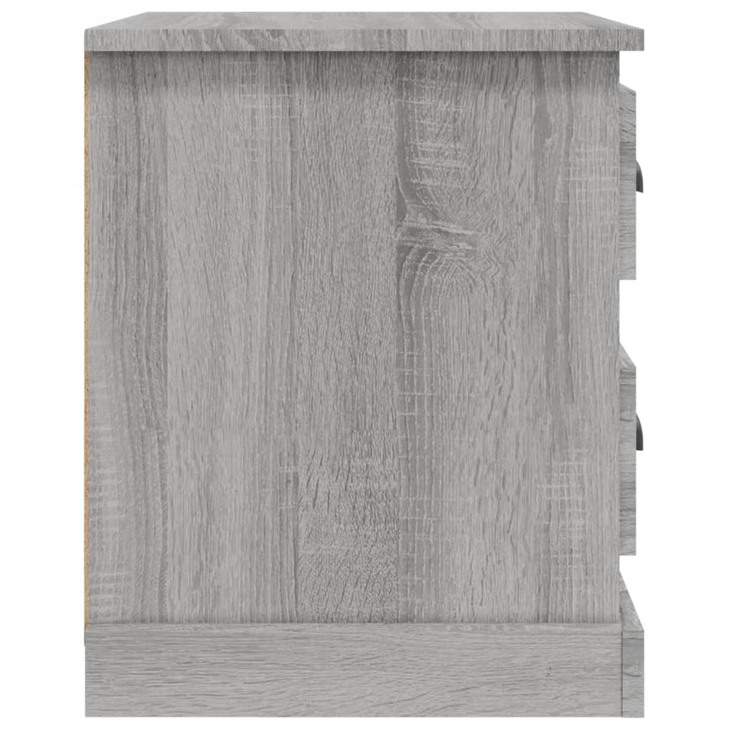 Tables de chevet 2 pcs sonoma gris 39x39x47,5cm bois ingénierie Tables de chevet vidaXL   