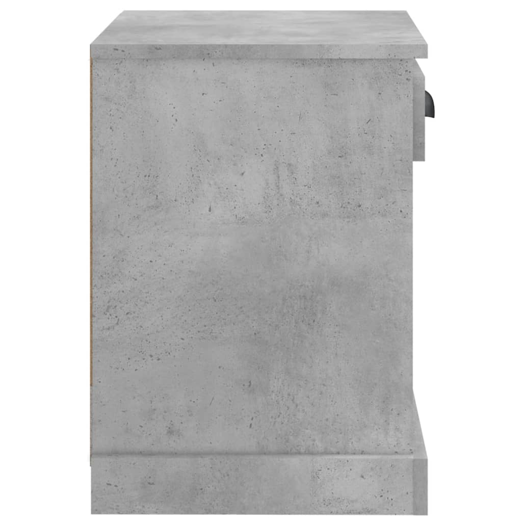 Tables de chevet 2 pcs gris béton 43x36x50 cm Tables de chevet vidaXL   