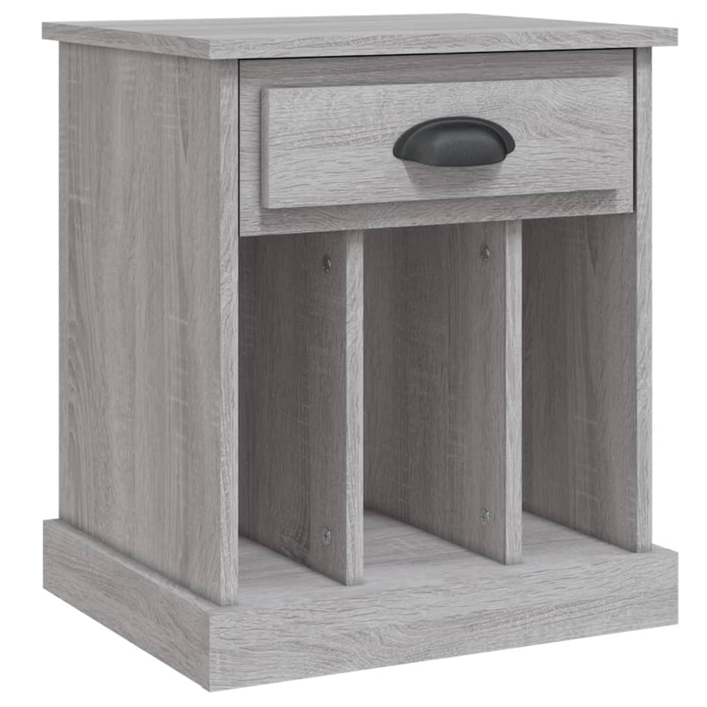 Table de chevet sonoma gris 43x36x50 cm Tables de chevet vidaXL   