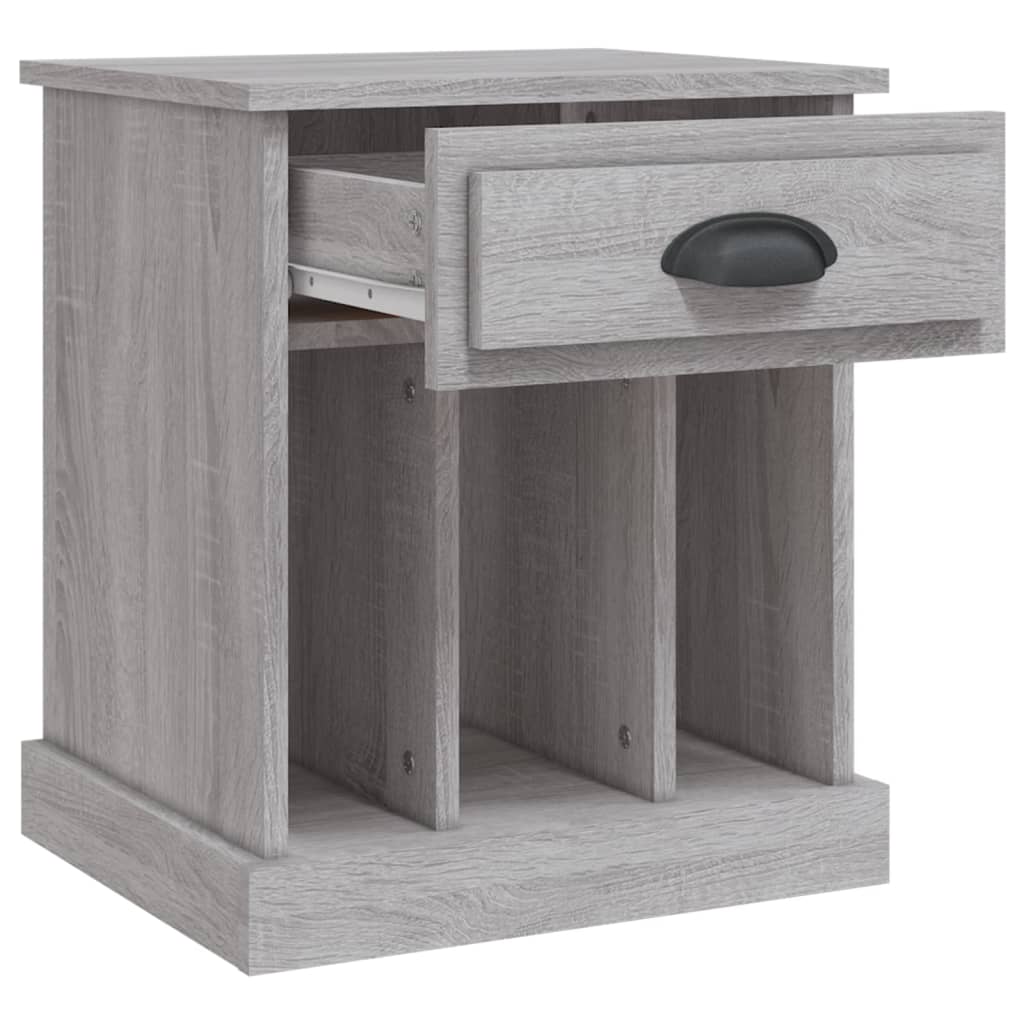 Table de chevet sonoma gris 43x36x50 cm Tables de chevet vidaXL   