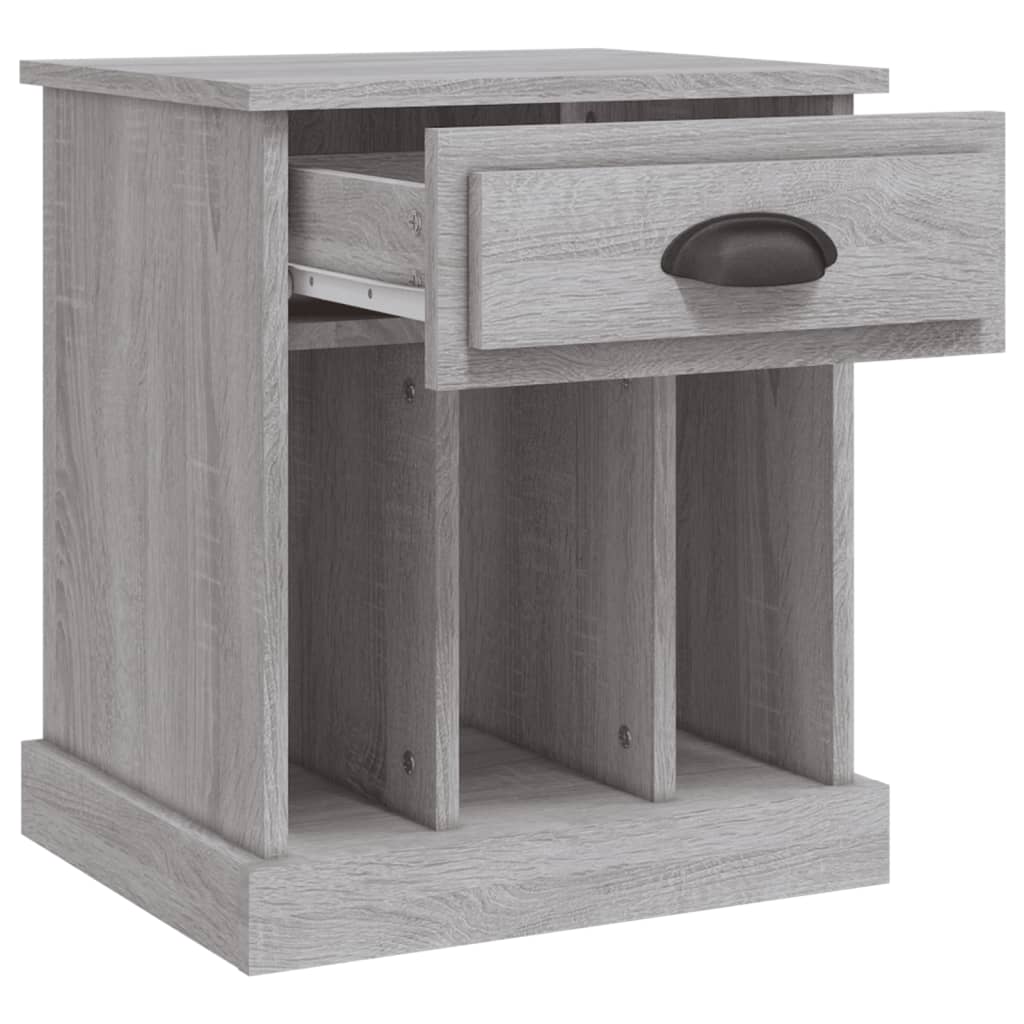 Tables de chevet 2 pcs sonoma gris 43x36x50 cm Tables de chevet vidaXL   