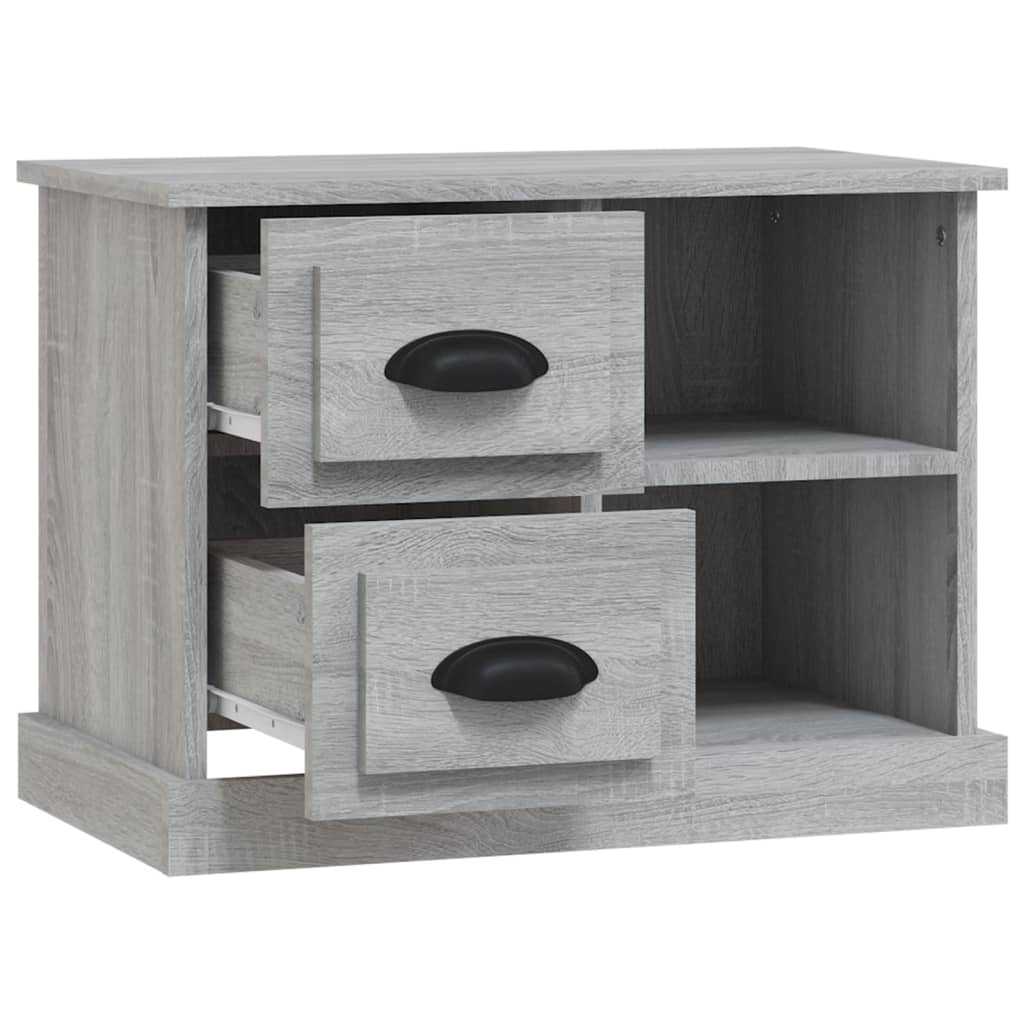 Table de chevet sonoma gris 60x35,5x45 cm Tables de chevet vidaXL   