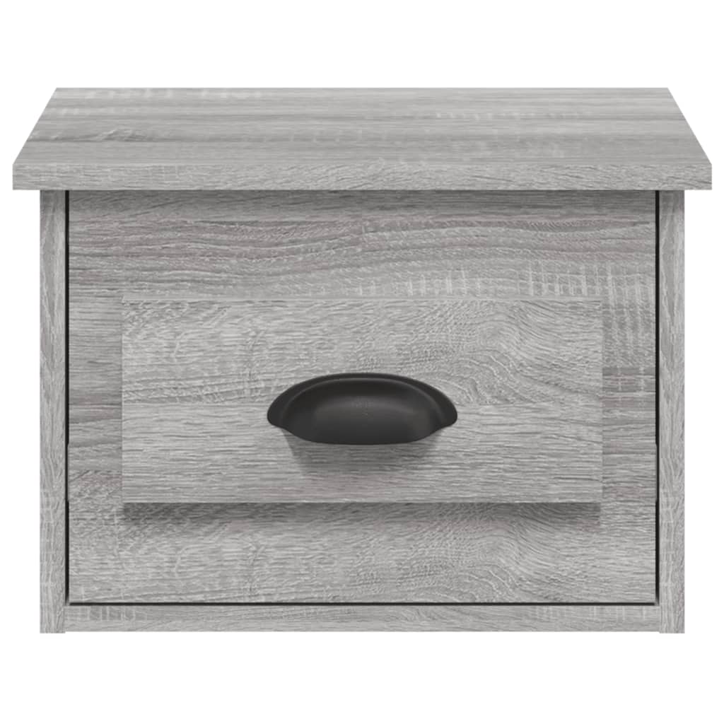 Table de chevet murale sonoma gris 41,5x36x28 cm Tables de chevet vidaXL   