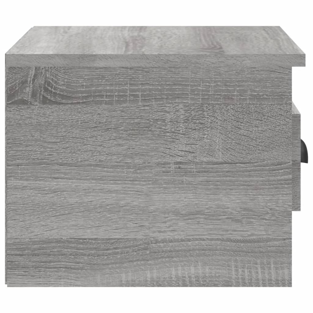 Table de chevet murale sonoma gris 41,5x36x28 cm Tables de chevet vidaXL   