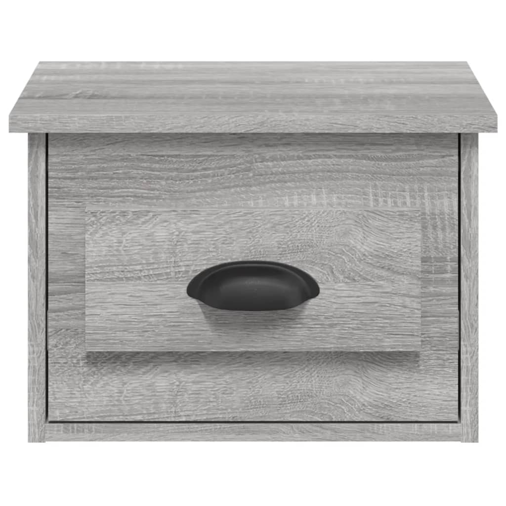 Tables de chevet murales 2 pcs sonoma gris 41,5x36x28 cm Tables de chevet vidaXL   