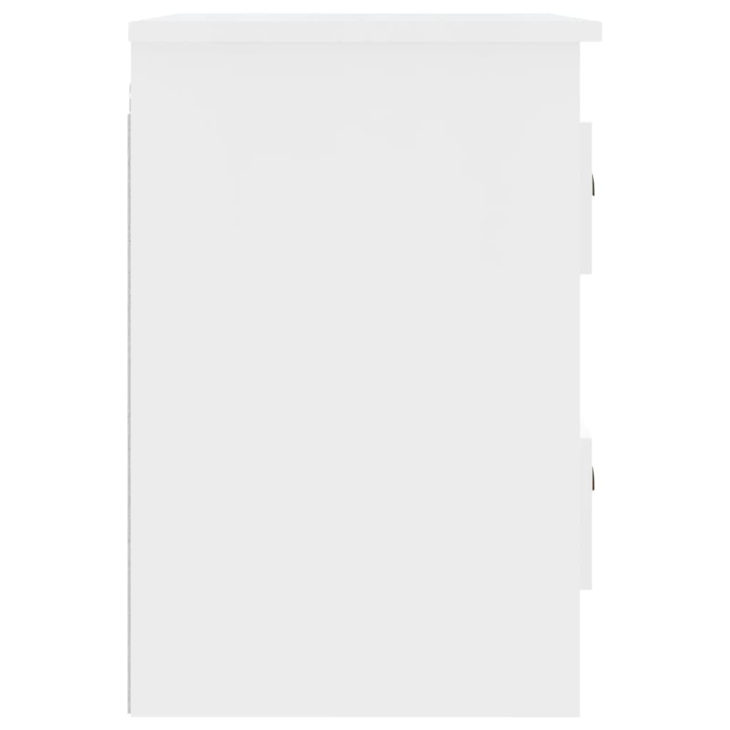 Tables de chevet murales 2 pcs blanc 41,5x36x53 cm Tables de chevet vidaXL   