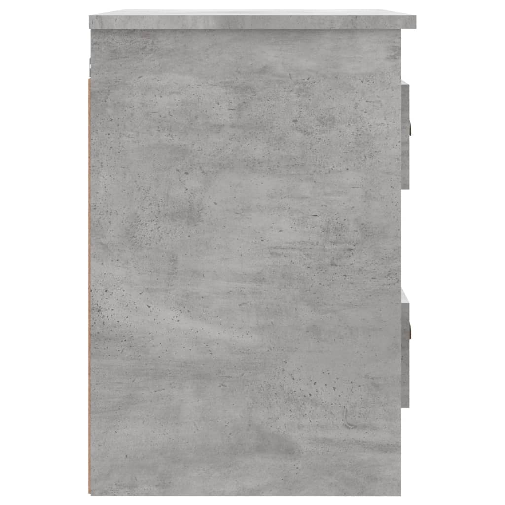 Tables de chevet murales 2 pcs gris béton 41,5x36x53 cm Tables de chevet vidaXL   