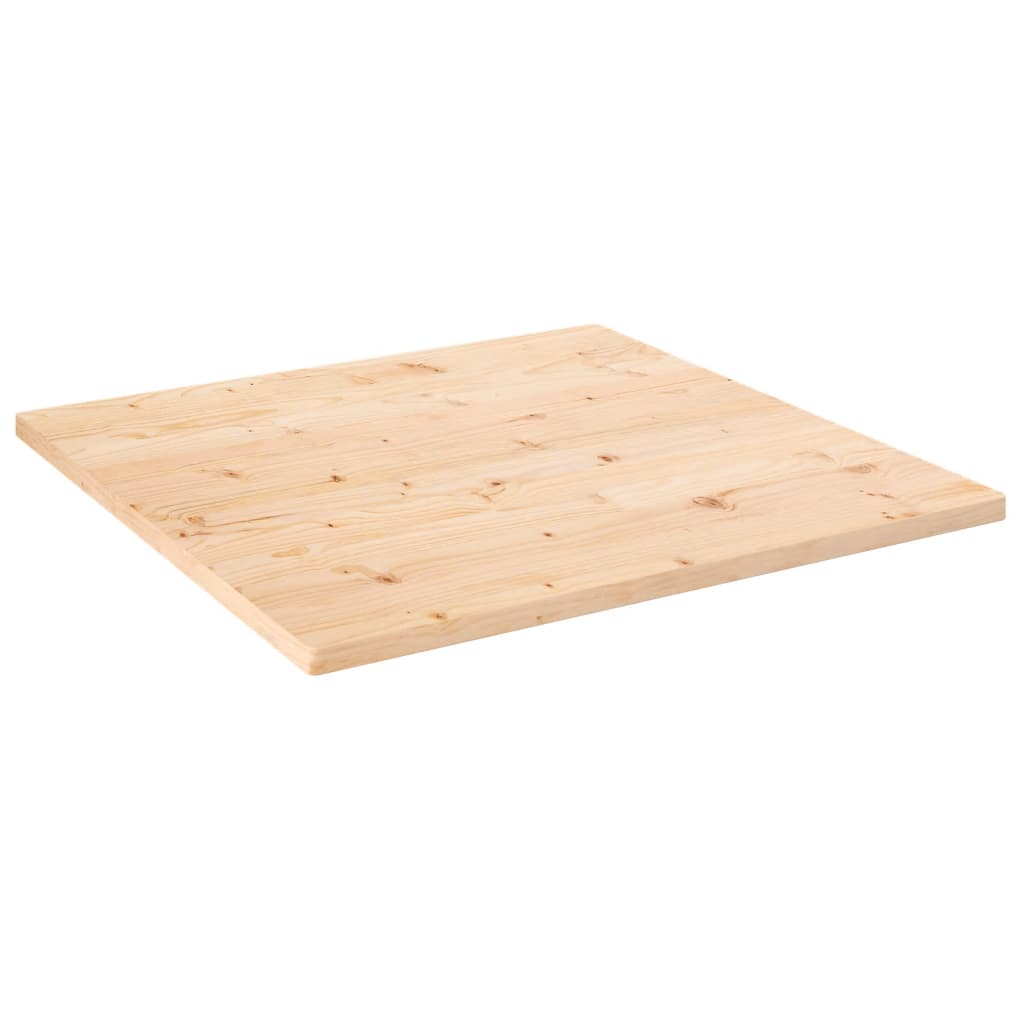 Dessus de table 70x70x2,5 cm bois de pin massif Plateaux de table vidaXL