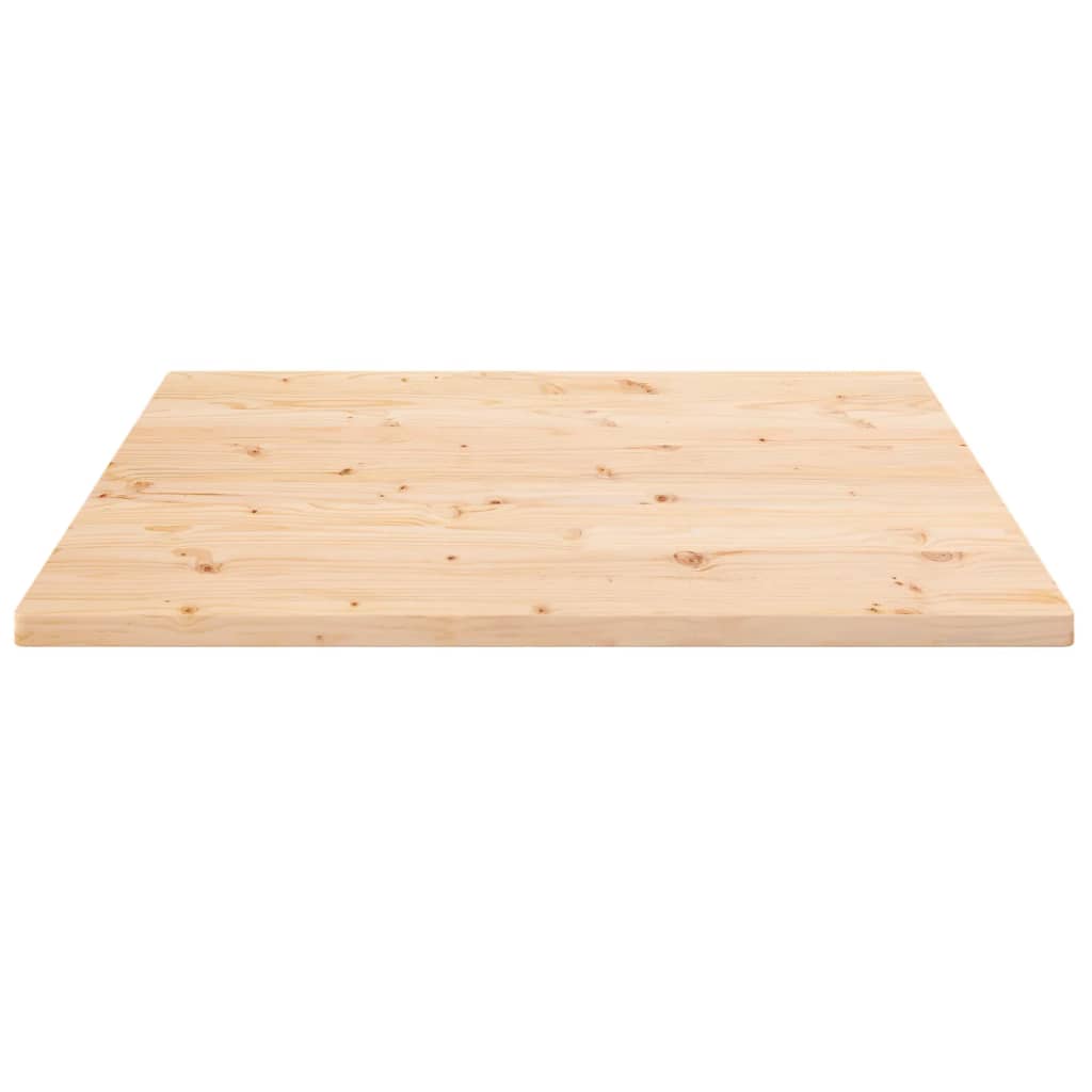 Dessus de table 70x70x2,5 cm bois de pin massif Plateaux de table vidaXL