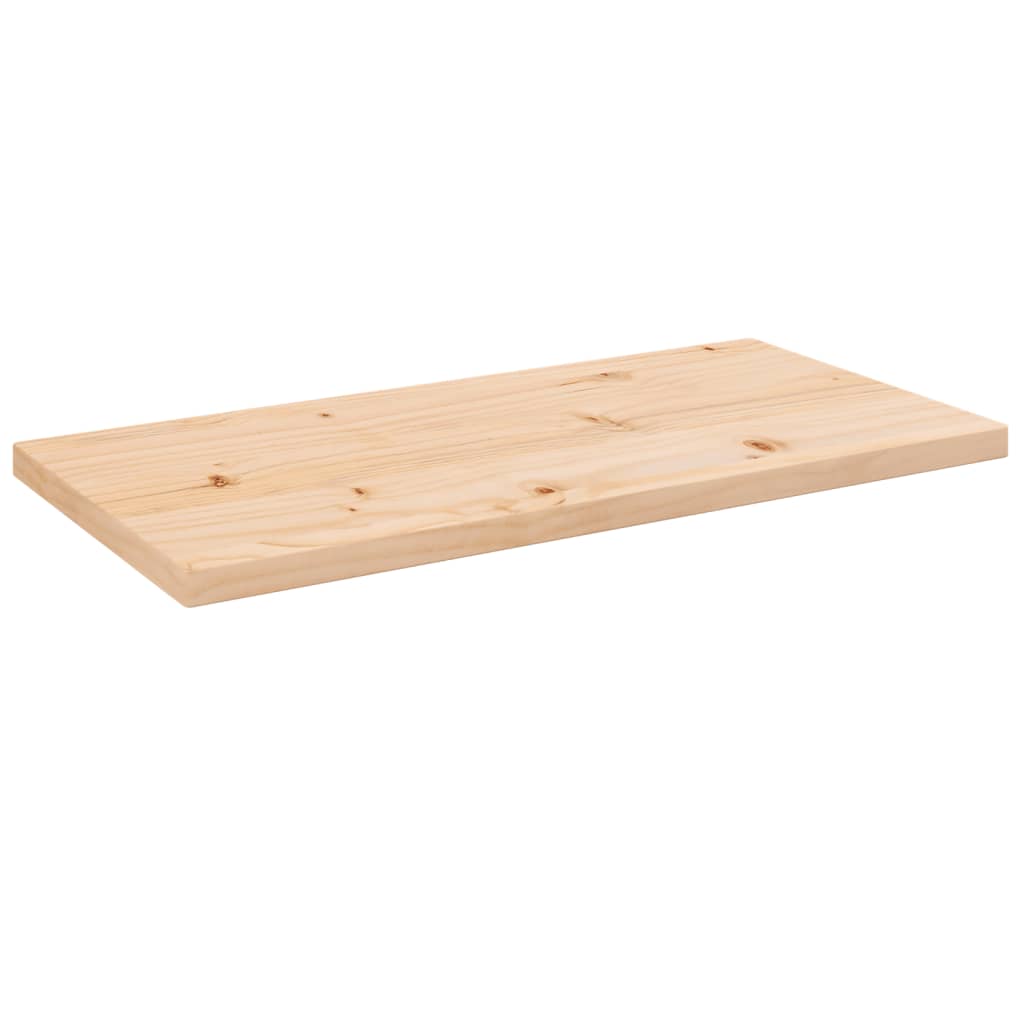 Dessus de table 80x40x2,5 cm bois de pin massif rectangulaire Plateaux de table vidaXL