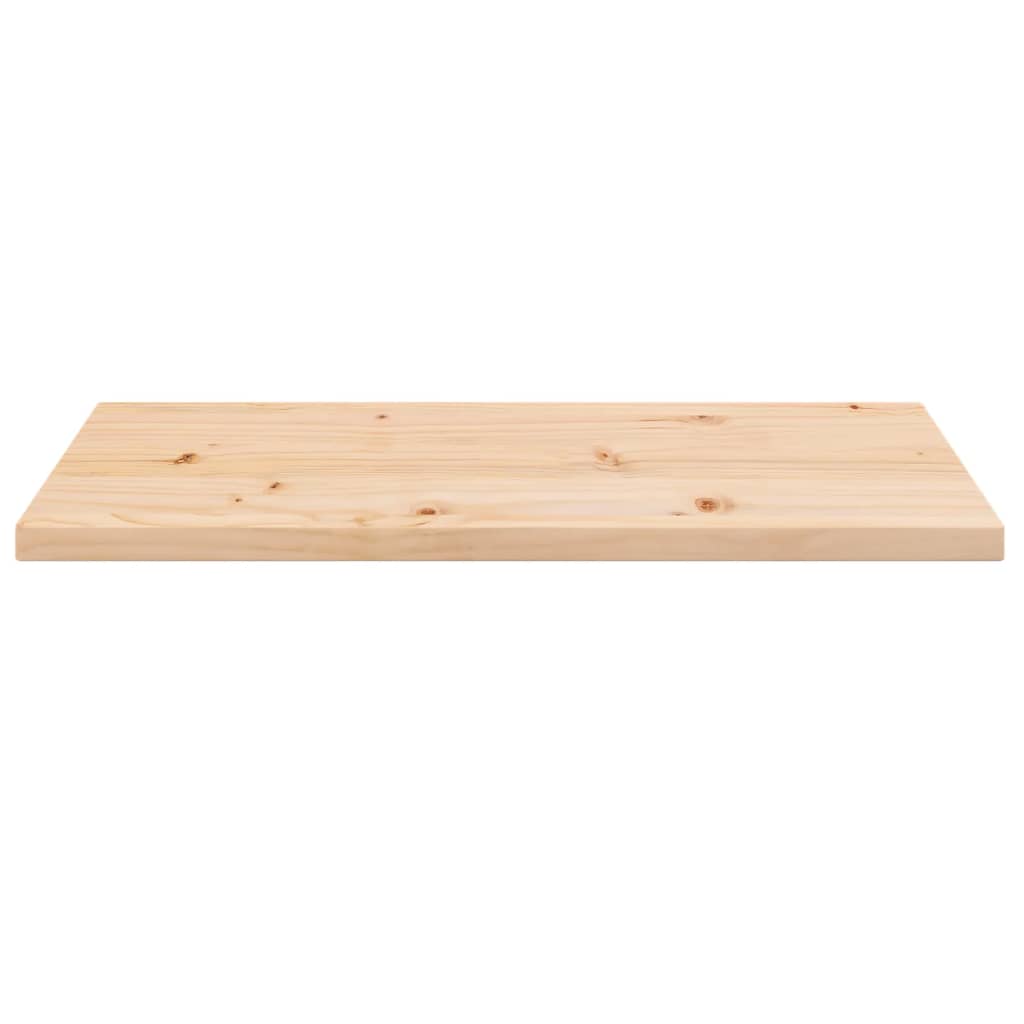 Dessus de table 80x40x2,5 cm bois de pin massif rectangulaire Plateaux de table vidaXL