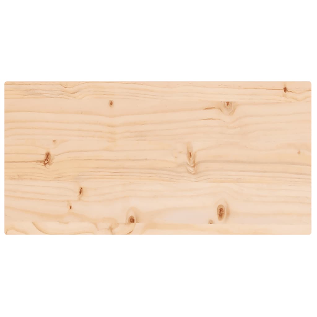 Dessus de table 80x40x2,5 cm bois de pin massif rectangulaire Plateaux de table vidaXL