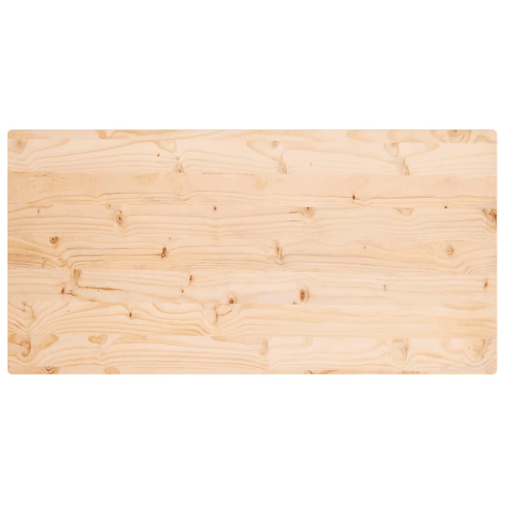 Dessus de table 100x60x2,5 cm bois de pin massif rectangulaire Plateaux de table vidaXL