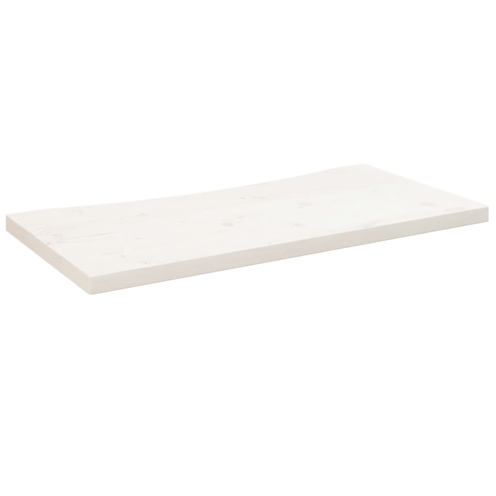 Dessus de bureau blanc 80x40x2,5 cm bois massif de pin Pièces et accessoires pour bureaux vidaXL