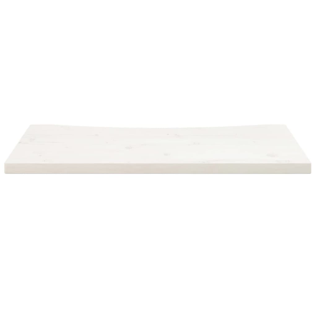 Dessus de bureau blanc 80x40x2,5 cm bois massif de pin Pièces et accessoires pour bureaux vidaXL