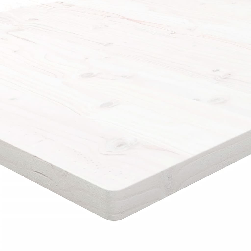 Dessus de bureau blanc 80x40x2,5 cm bois massif de pin Pièces et accessoires pour bureaux vidaXL