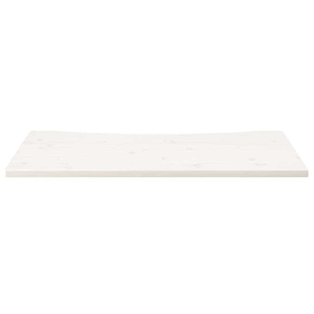 Dessus de bureau blanc 110x55x2,5 cm bois massif de pin Pièces et accessoires pour bureaux vidaXL