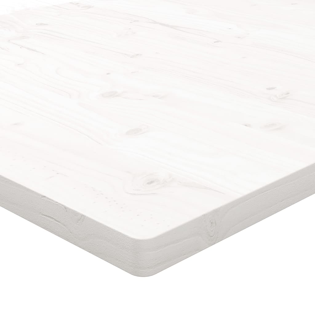 Dessus de bureau blanc 110x55x2,5 cm bois massif de pin Pièces et accessoires pour bureaux vidaXL