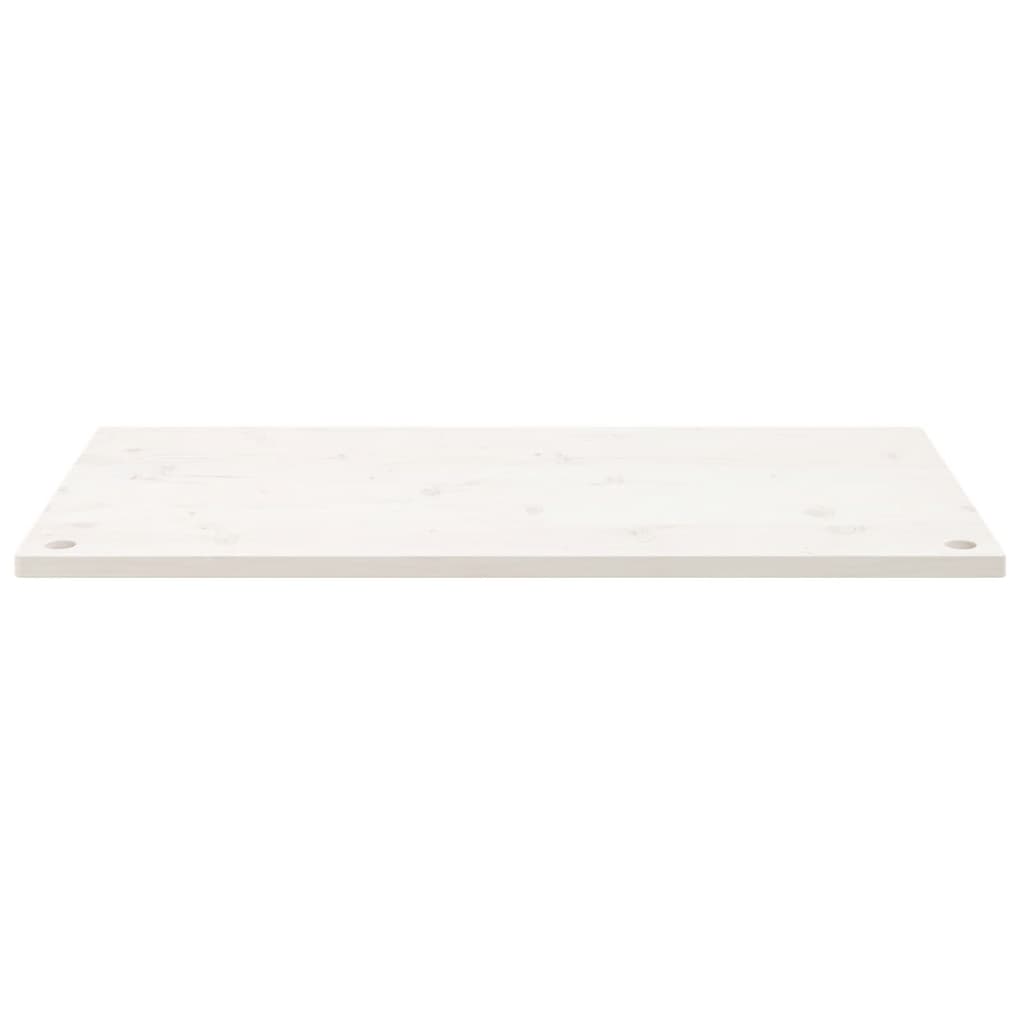 Dessus de bureau blanc 110x60x2,5 cm bois massif de pin Pièces et accessoires pour bureaux vidaXL