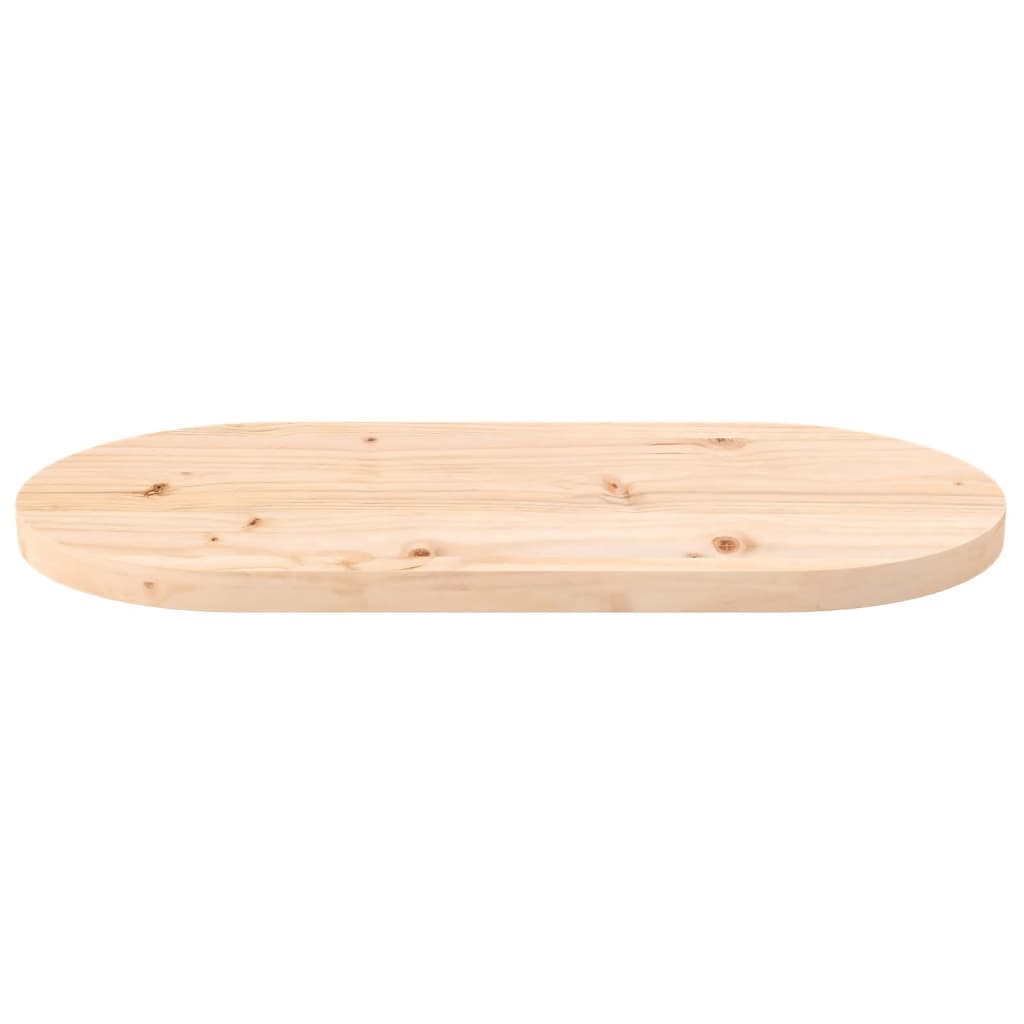 Dessus de table 60x30x2,5 cm bois de pin massif ovale Plateaux de table vidaXL   