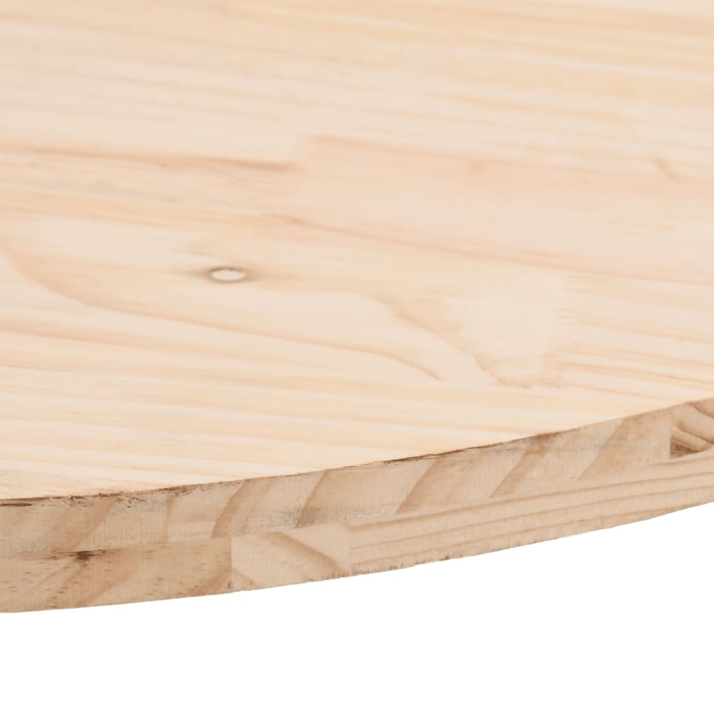 Dessus de table 60x30x2,5 cm bois de pin massif ovale Plateaux de table vidaXL   