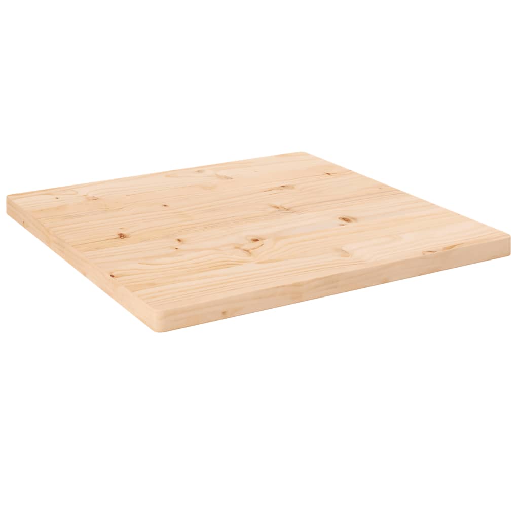 Dessus de table 60x60x2,5 cm bois de pin massif Plateaux de table vidaXL