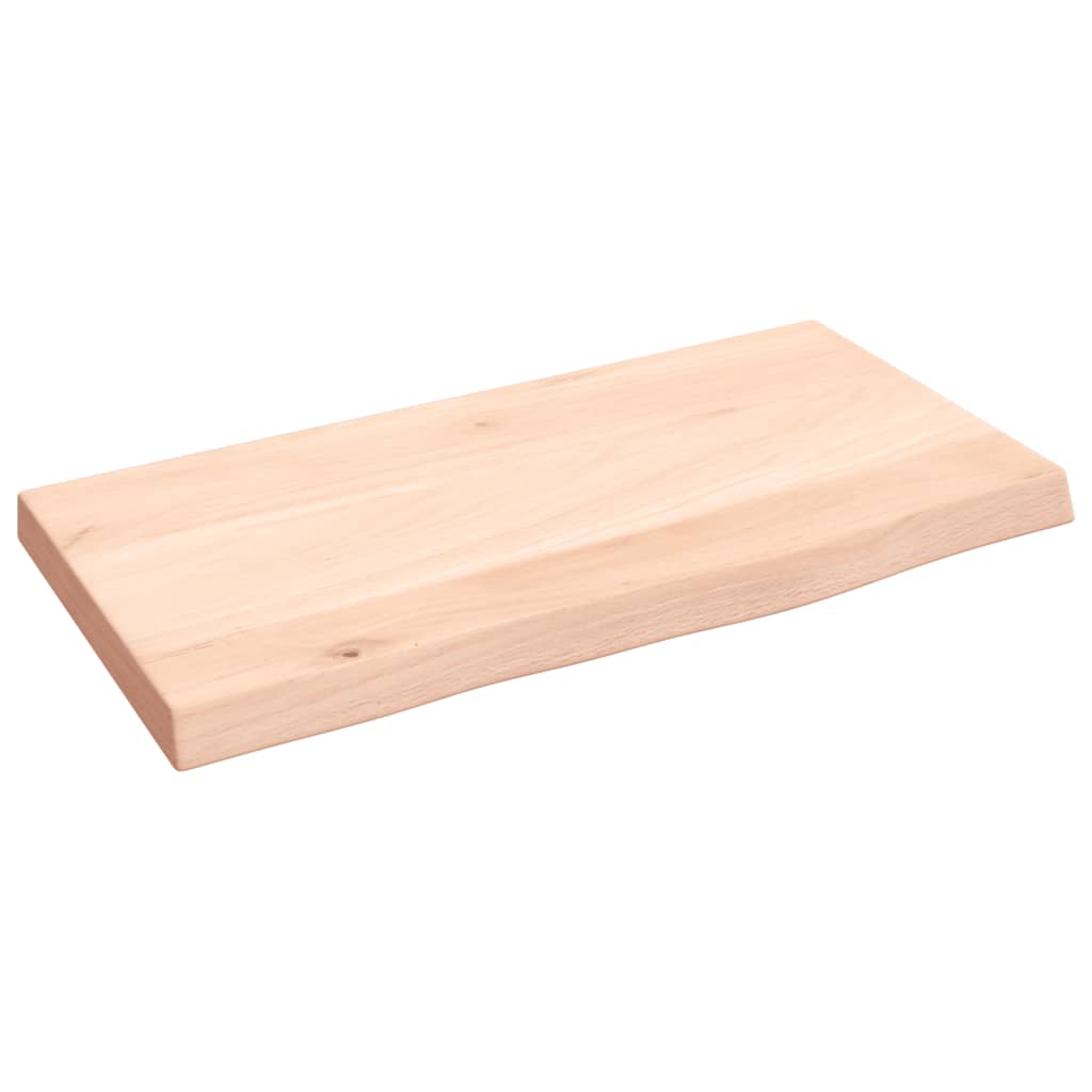 Étagère murale 40x20x2 cm bois de chêne massif non traité - Xios Store SNC