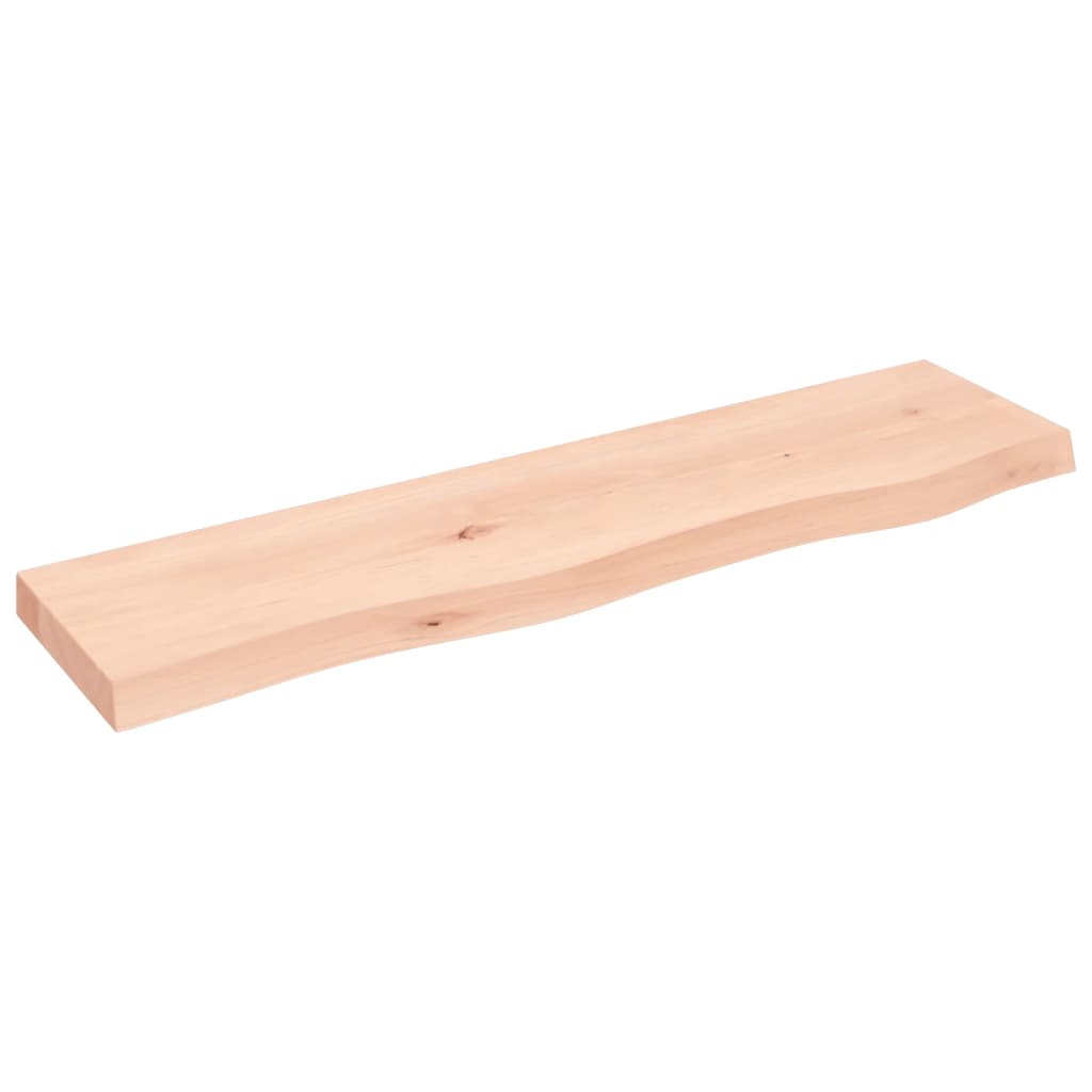 Étagère murale 80x20x4 cm bois de chêne massif non traité - Xios Store SNC