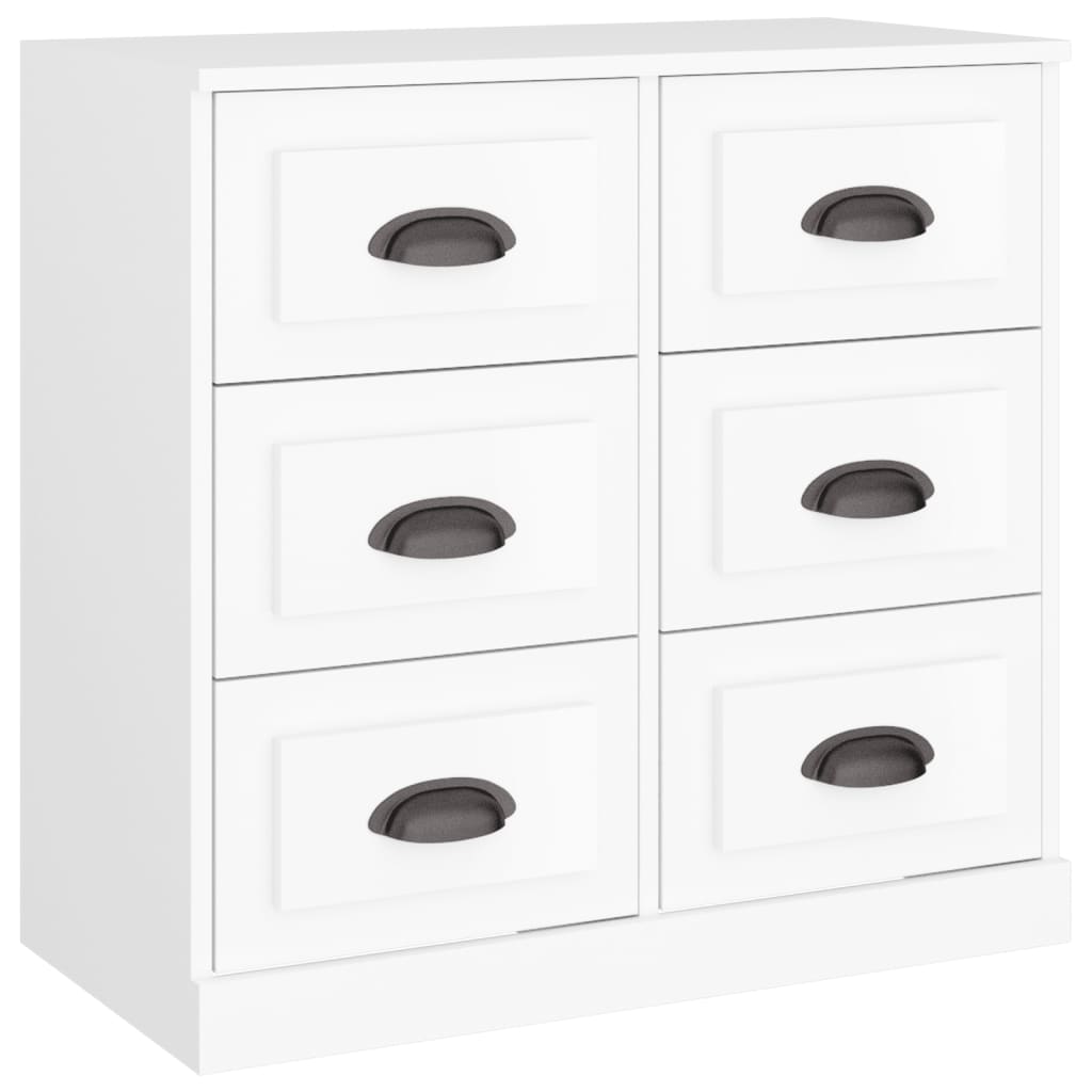 Image Buffets 2 pcs blanc bois d'ingénierie | Xios Store SNC vidaXL Xios Store SNC