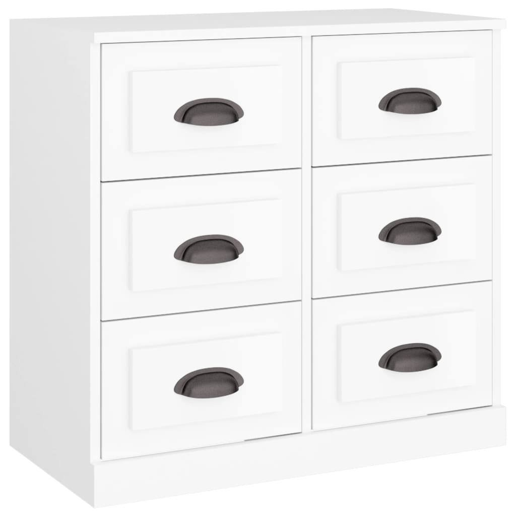 Image Buffets 3 pcs Blanc Bois d'ingénierie | Xios Store SNC vidaXL Xios Store SNC