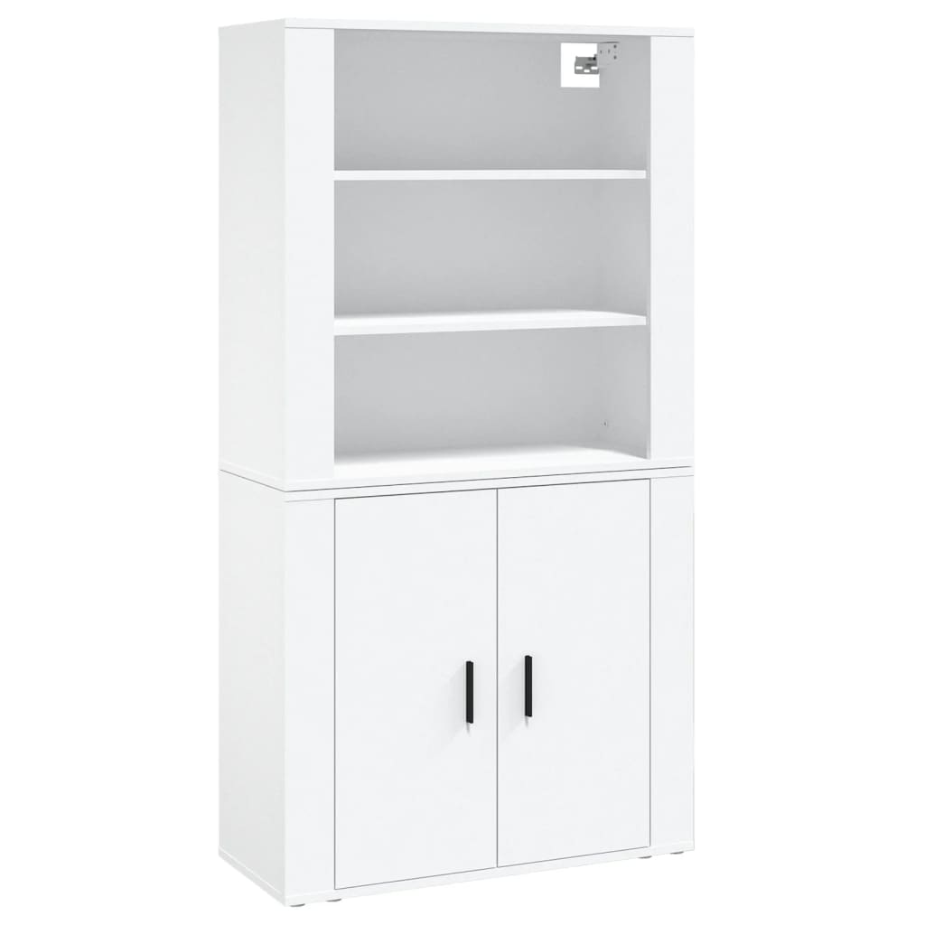 Image Buffet haut Blanc Bois d'ingénierie | Xios Store SNC vidaXL Xios Store SNC