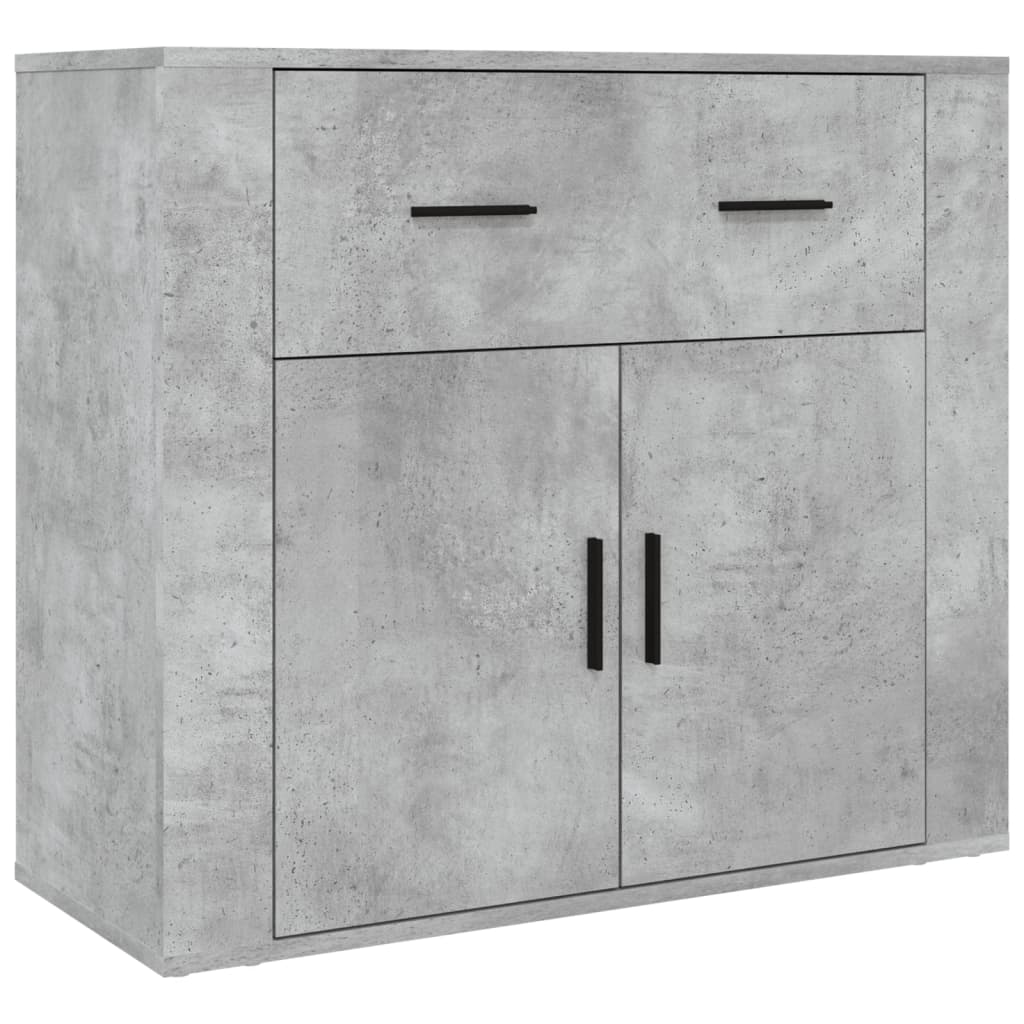 Image Buffet haut Gris béton Bois d'ingénierie | Xios Store SNC vidaXL Xios Store SNC