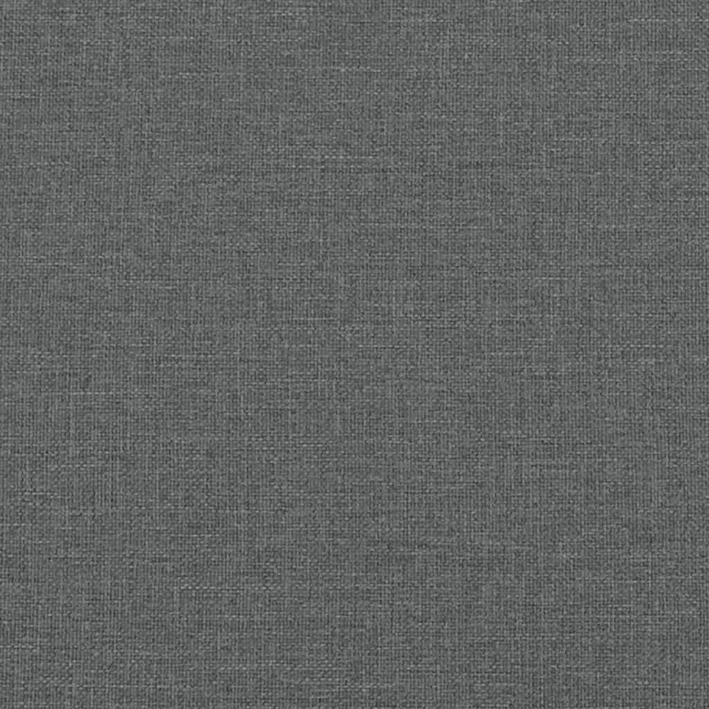 Canapé-lit en forme de L gris foncé 255x140x70 cm tissu Canapés vidaXL